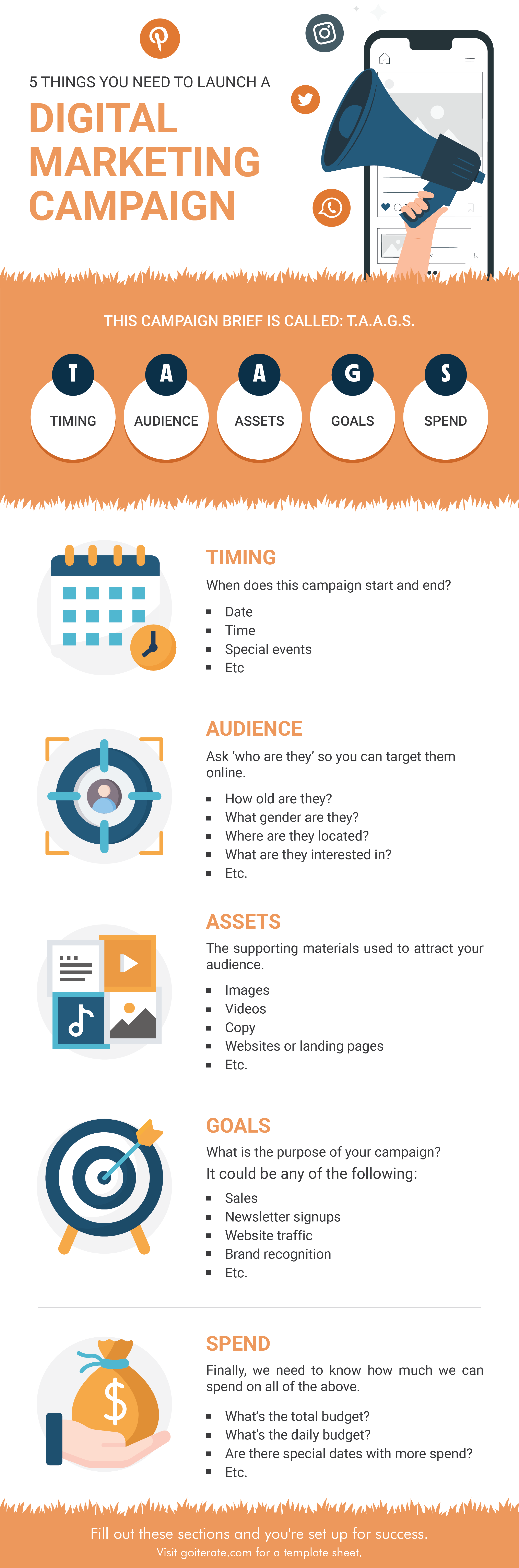 TAAGS Digital Marketing Campaign Infographic